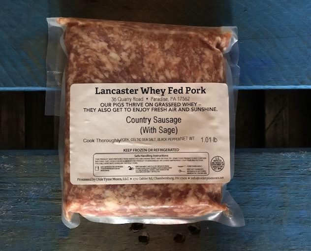 Country Sausage w/Sage – per lb
