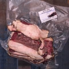 Buffalo Bacon, Cured/Salted & Smoked – per lb