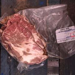 Country Bacon – Cured & Salted – per lb