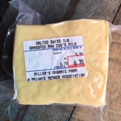 Swiss Cheese – A2/A2 – per lb