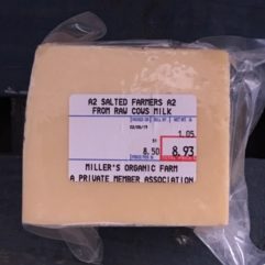 Farmers Cheese – A2/A2 – Salted – per lb