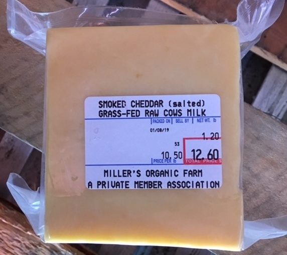 Smoked Cheddar – A1 – Salted – per lb
