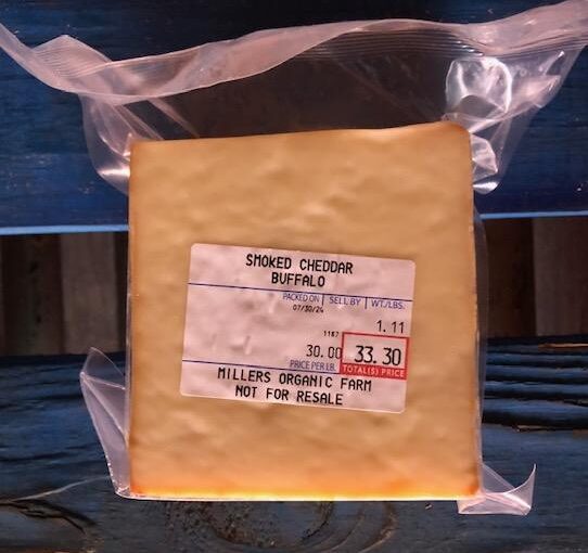 Buffalo Smoked Cheddar – Buy 2/get 1 FREE – Avg 1/2 lb