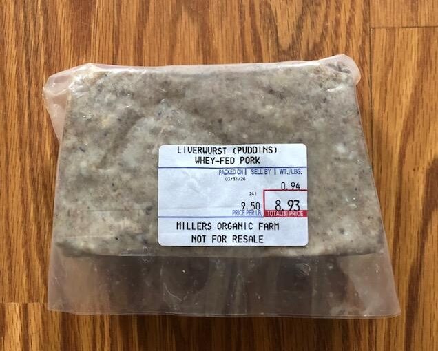 Pork Liverwurst – per lb